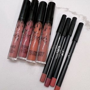 Kylie Lip Kit Bundle set of 4 Posie K Koko K Candy K Dirty Peach